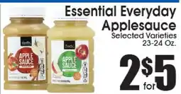 Supremo Foods Inc Essential Everyday Applesauce offer