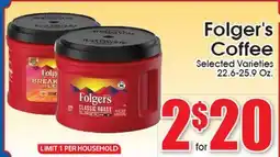 Supremo Foods Inc Folger's Coffee offer