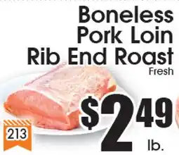 Supremo Foods Inc Boneless Pork Loin Rib End Roast offer