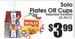 Supremo Foods Inc Solo Plates OR Cups offer