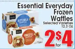 Supremo Foods Inc Essential Everyday Frozen Waffles offer