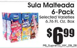 Supremo Foods Inc Sula Malteada 6-Pack offer
