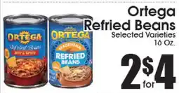 Supremo Foods Inc Ortega Refried Beans offer