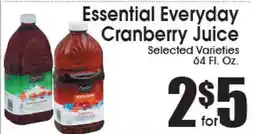 Supremo Foods Inc Essential Everyday Cranberry Juice offer