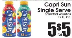 Supremo Foods Inc Capri Sun Single Serve offer