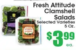 Supremo Foods Inc Fresh Attitude Clamshell Salads offer