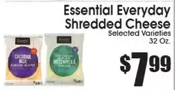Supremo Foods Inc Essential Everyday Shredded Cheese offer