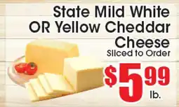 Supremo Foods Inc State Mild White OR Yellow Cheddar Cheese offer