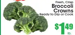 Supremo Foods Inc Fresh, Crisp Broccoli Crowns offer