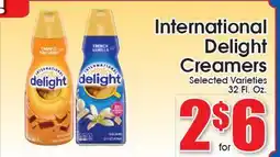 Supremo Foods Inc International Delight Creamers offer