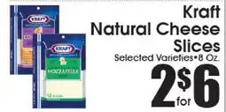 Supremo Foods Inc Kraft Natural Cheese Slices offer