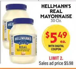 La Chiquita Food Market HELLMANN'S REAL MAYONNAISE offer