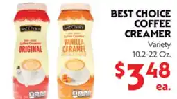 La Chiquita Food Market BEST CHOICE COFFEE CREAMER offer