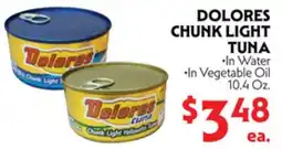 La Chiquita Food Market DOLORES CHUNK LIGHT TUNA offer