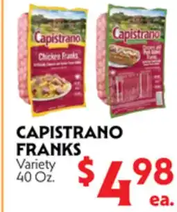 La Chiquita Food Market CAPISTRANO FRANKS offer