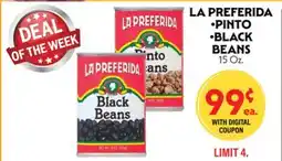 La Chiquita Food Market LA PREFERIDA •PINTO •BLACK BEANS offer