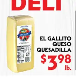 La Chiquita Food Market EL GALLITO QUESO QUESADILLA offer