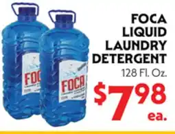 La Chiquita Food Market FOCA LIQUID LAUNDRY DETERGENT offer