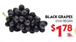 La Chiquita Food Market BLACK GRAPES offer
