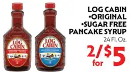 La Chiquita Food Market LOG CABIN ORIGINAL SUGAR FREE PANCAKE SYRUP offer