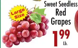 Garden Fresh Market Sweet Seedless Red Grapes offer