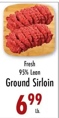 Garden Fresh Market Fresh 95% Lean Ground Sirloin offer