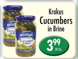 Garden Fresh Market Krakus Cucumbers in Brine offer