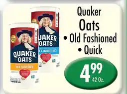 Garden Fresh Market Quaker Oats offer
