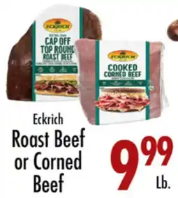 Garden Fresh Market Eckrich Roast Beef or Corned Beef offer