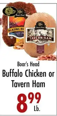 Garden Fresh Market Boar's Head Buffalo Chicken or Tavern Ham offer
