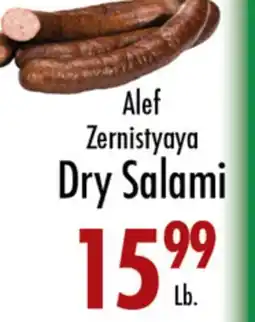 Garden Fresh Market Alef Zernistyaya Dry Salami offer