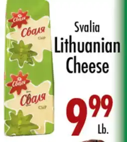 Garden Fresh Market Svalia Lithuanian Cheese offer