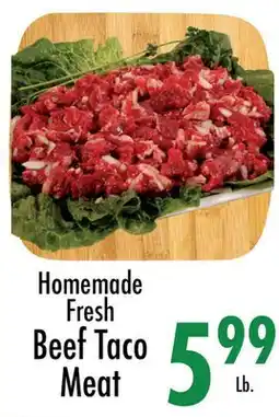 Garden Fresh Market Homemade Fresh Beef Taco Meat offer