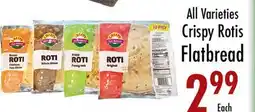 Garden Fresh Market All Varieties Crispy Rotis Flatbread offer