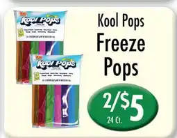 Garden Fresh Market Kool Pops Freeze Pops offer