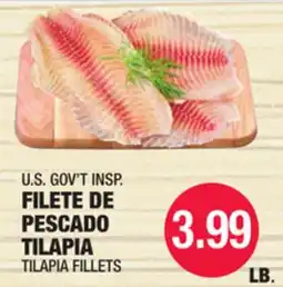Carnicerias Jimenez U.S. GOV'T INSPI FILETE DE PESCADO TILAPIA offer
