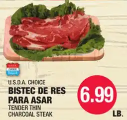 Carnicerias Jimenez TENDER THIN CHARCOAL STEAK offer