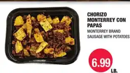 Carnicerias Jimenez CHORIZO MONTERREY CON PAPAS offer