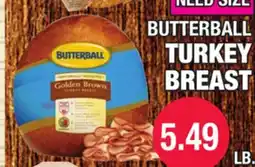 Carnicerias Jimenez BUTTERBALL TURKEY BREAST offer