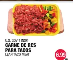 Carnicerias Jimenez U.S. GOV'T INSP. CARNE DE RES PARA TACOS offer