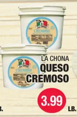 Carnicerias Jimenez LA CHONA QUESO CREMOSO offer