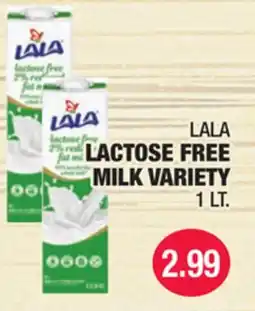 Carnicerias Jimenez LALA LACTOSE FREE MILK VARIETY offer