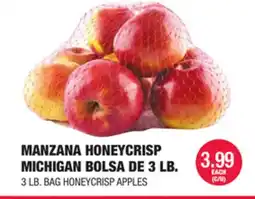 Carnicerias Jimenez MANZANA HONEYCRISP MICHIGAN BOLSAS DE 3 LB offer