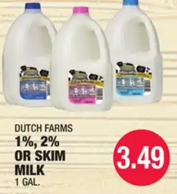 Carnicerias Jimenez DUTCH FARMS 1%, 2% OR SKIM MILK offer