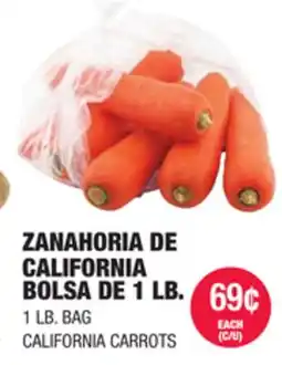 Carnicerias Jimenez 1 LB. BAG CALIFORNIA CARROTS offer