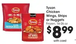 Ralphs Tyson chicken wings, strips or nuggets offer