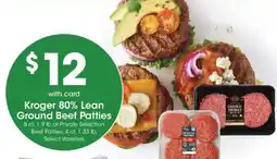 Ralphs Kroger ground beef patties offer