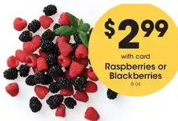 Ralphs Raspberries or Blackberries offer