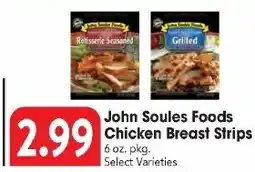Great Valu Markets John Soules Foods Chicken Breast Strips offer