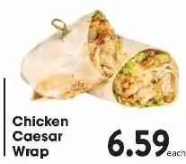 Great Valu Markets Chicken Caesar Wrap offer